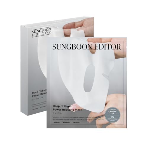 Deep Collagen Overnight Mask 37Gx4Ea | Original Hydrating Collagen Face Mask | Real Collagen 2,160,000PPB for Elasticity |Tiktok Trend Items Korean Skin Care