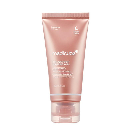 [Medicube Official] Collagen Night Wrapping Mask : SLEEP, SHED, and GLOW! Skincare Skin Repair Comfort Pink