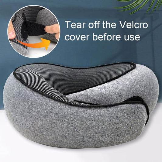 Travel Pillows for Airplanes, Travel Pillow,Travel Neck Pillow Memory Foam Airplane Neck Pillow Neck Pillow for Traveling Suitable for Airplanes,Offices and Cars （Dark Gray）